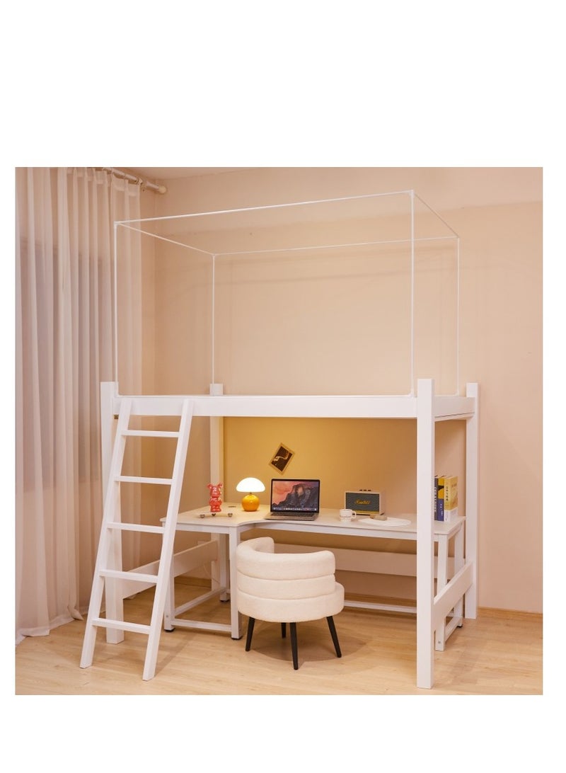 Bluejw Baking Paint Bracket Student Shading Bed Curtain Mosquito Net Rod High Load-bearing Thickened Dormitory Upper And Lower Balls Universal Rack Art - Image 1