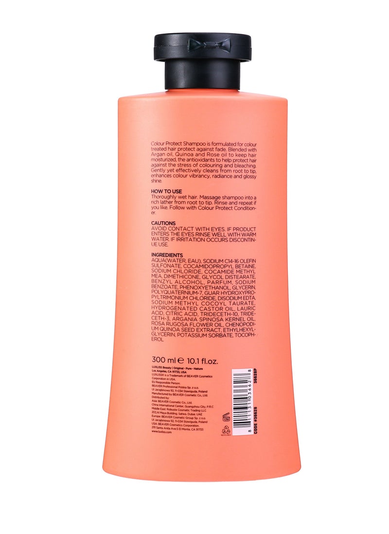 Luxliss Colour Protect For Colour Treated Hair Shampoo 300ML  - Image 2