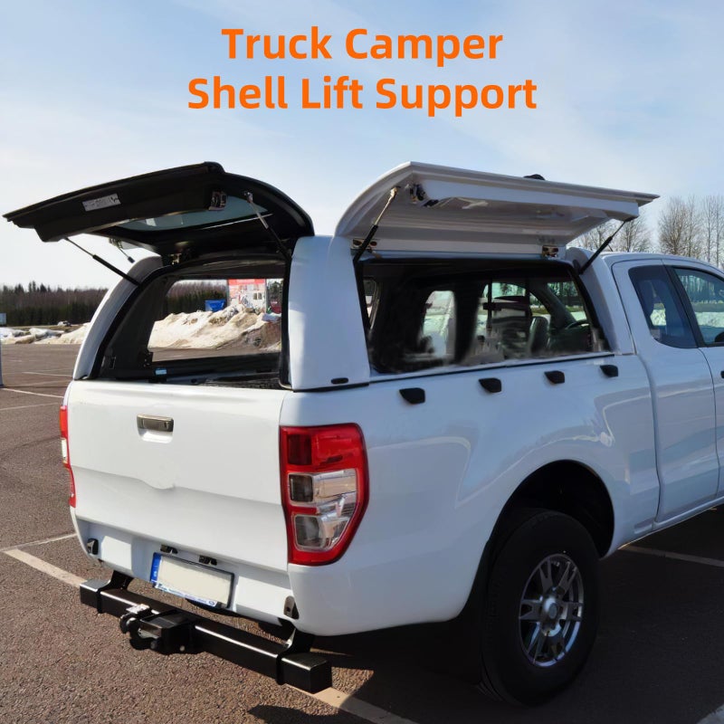 Euplokeer C16-02622 GSNI-5200-30 17in 28lb/125N Gas Shock Strut Lift Support for Leer are Camper Shell Window, 4423 Snugtop Truck Pickup Topper Door Cap Canopy Tool Box Lid, Pack of 2PCS - Image 2