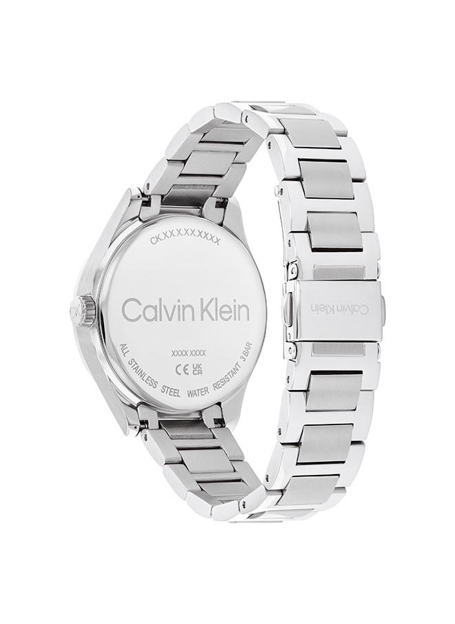 CALVIN KLEIN Women's Analog Round Shape Stainless Steel Wrist Watch 25100007 - 38 Mm  - Image 2