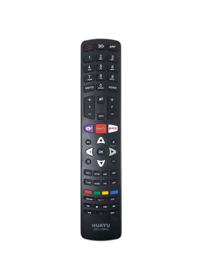 Huayu Remote Control For TCL Smart TV Black