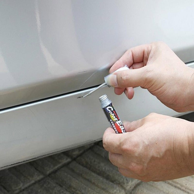 CHEENNY Car Scratch Remover Touch Up Paint Pen Automotive Car Paint Pen 2 In 1 Car Paint Scratch Repair for Deep Scratches Special-Purpose Car Paint (Silver) - Image 2