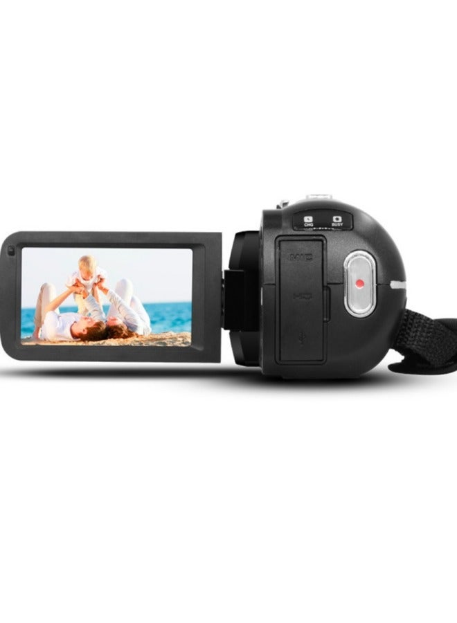 English Products 4K HD Digital Camera Suitable For 48MP With Microphone Touch Screen 4kwifi-Body Color:Standard Black English Version + Hood + Microphone + Upgraded Three-color Led Light + Handheld Stabilizer - Image 5