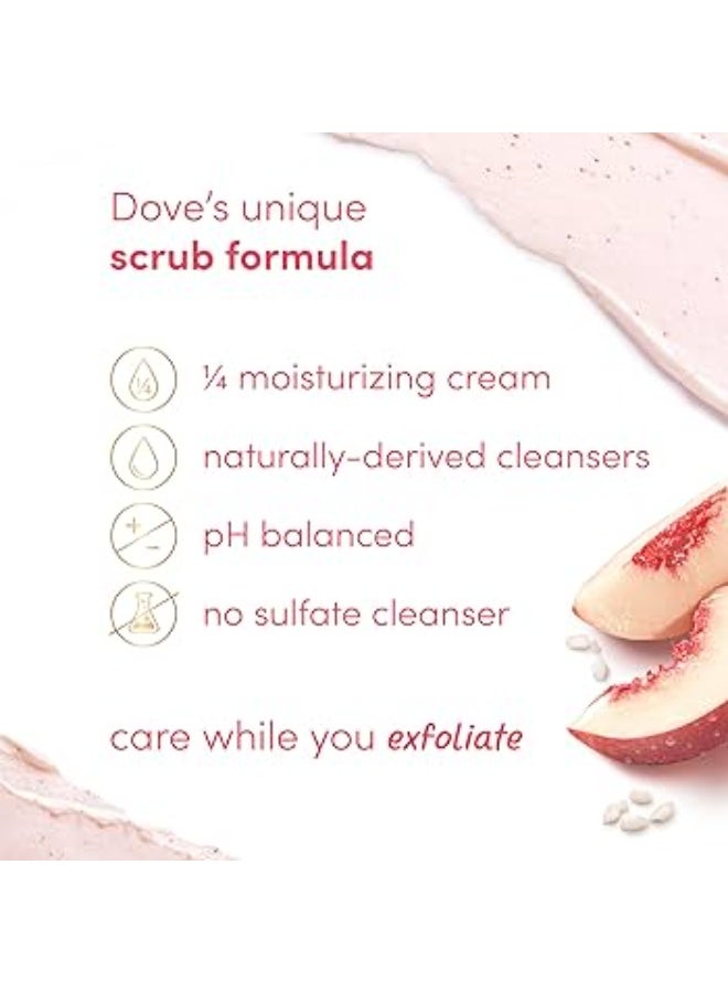 Dove body scrub White Peach & Crushed Rice 425 g - Image 5