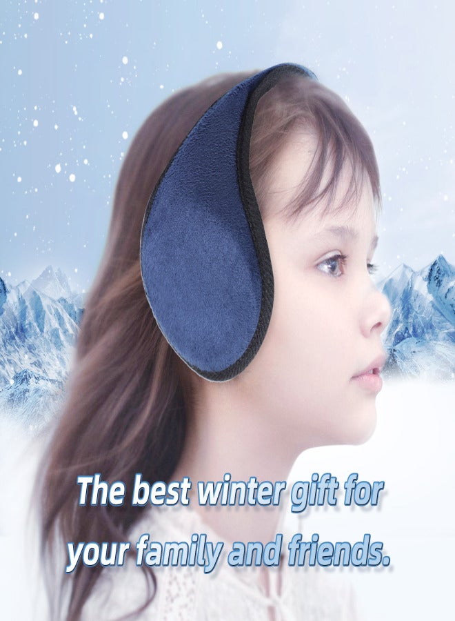 Ear Warmer Unisex Classic Earmuffs Winter Accessory Outdoor Earmuffs Foldable Cold Weather Ear Muff Lined Trim Knits Ear Warmers - Image 4