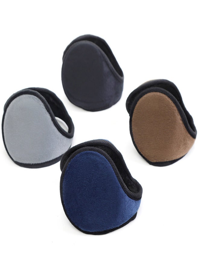 Ear Warmer Unisex Classic Earmuffs Winter Accessory Outdoor Earmuffs Foldable Cold Weather Ear Muff Lined Trim Knits Ear Warmers - Image 3