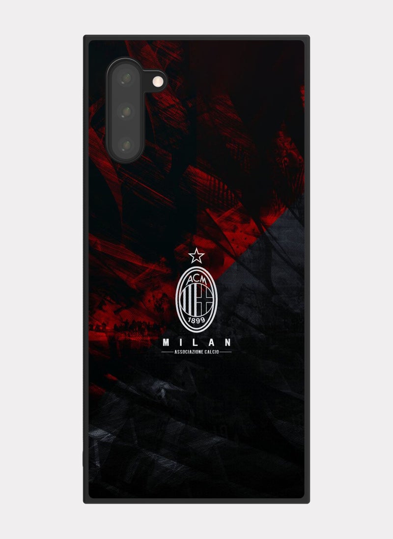 PXLAAT Samsung Galaxy Note 10 case cover AC Milan FC - Image 1