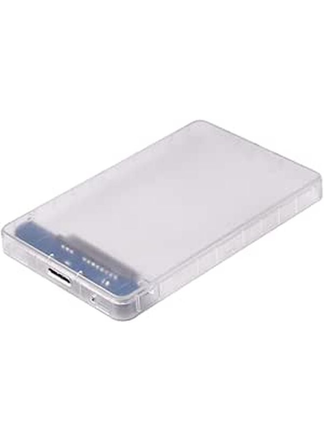 علبة محرك الأقراص الصلبة الخارجي USB 3.0 الشفافة لتثبيت SSD مع دعم UASP - Image 1