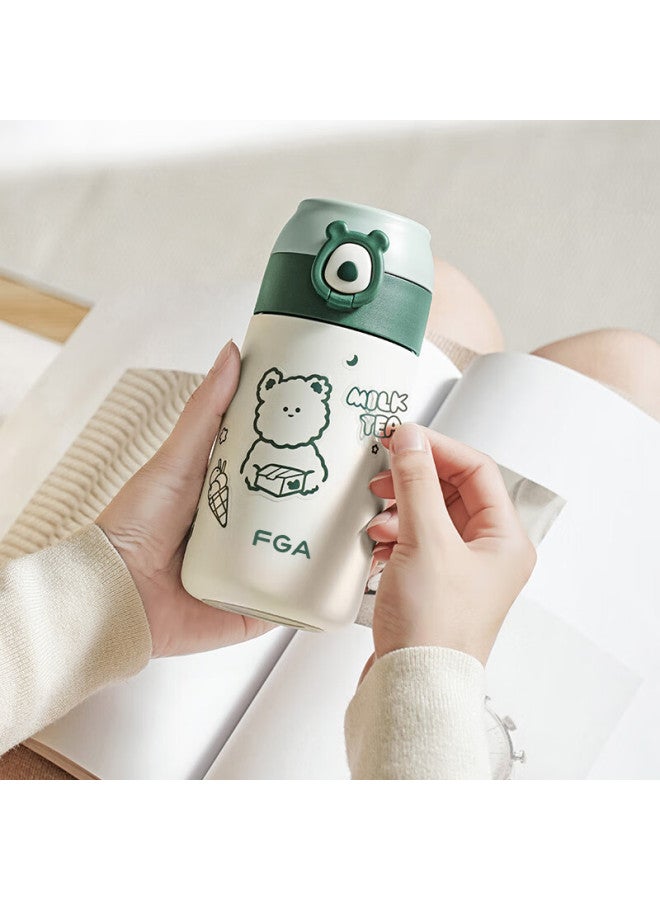 Fga Fuguang Straw Insulated Cup, 316 Stainless Steel, Children's Thermos, Coffee Mug For Men And Women, Student Water Bottle - Image 5