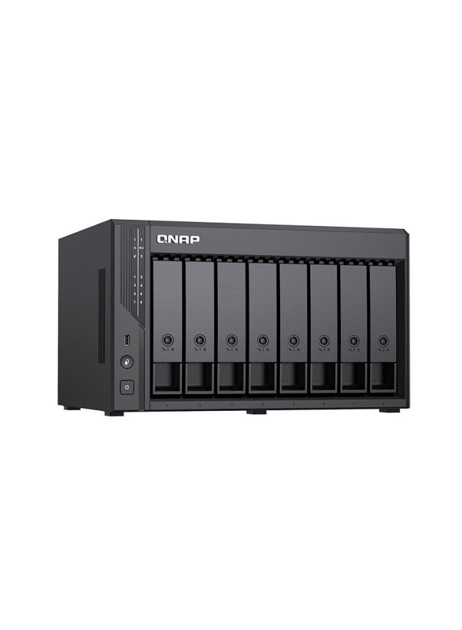 Qnap (qnap) Qu805 Enterprise-grade Home Storage N355 16gb Ram Eight-bay Network Storage Nas Private Cloud Ai Photo Al Mobile Backup File Data Backup Server - Image 3