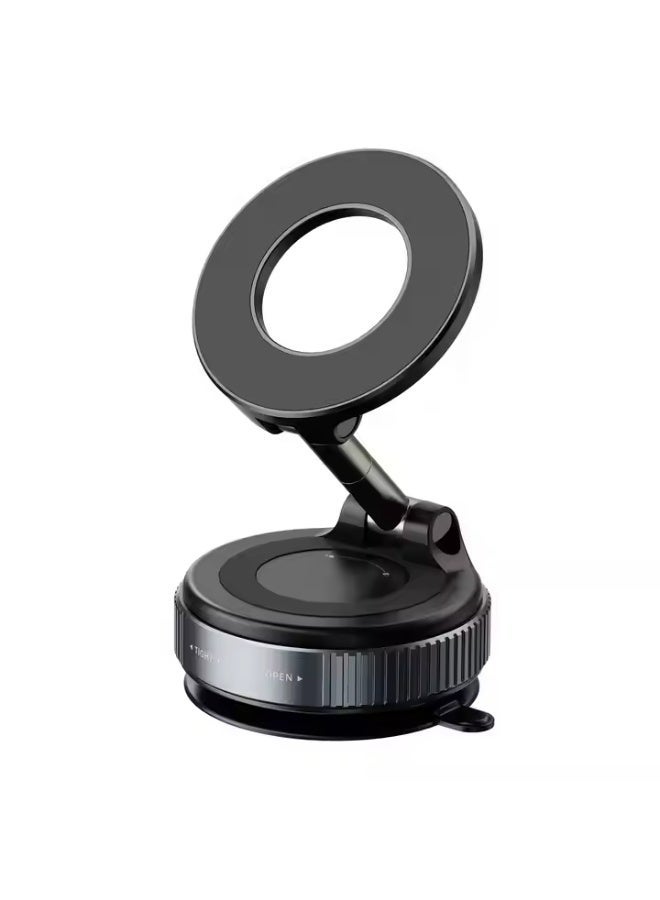 GO-DES Mobile phone holder stand for photography, broadcasting and monitoring. It holds two devices at the same time and features a heavy base to prevent falls. The height reaches 30 cm. & Mobile Phone Stand, Desktop Live Streaming Tablet, Bedside Stand, Lifting And Folding Multifunctional Universal Support Frame & 360 ° Rotating Car Magnetic Phone Holder, Electric Vacuum Magnetic Suction Cup Car Phone Holder, Magnetic Phone Holder for Car/Gym/Mirror/Smooth Surface, Compatible with Magsafe iPhone and AndroidBundle - Image 4