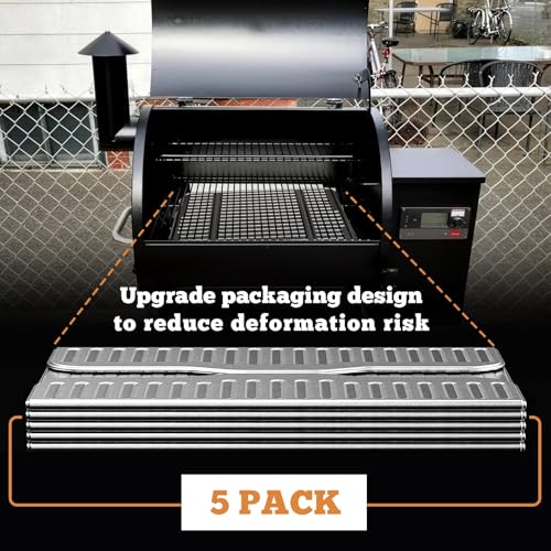 NUPICK BAC507 Grill Drip Tray Liners for Traeger Pro 575, Pro 22 and Elite 22, Grill Accessories for Traeger, Aluminum Disposable Drip Trays,Heat-Resistant Grill Accessory, 22in x 15.5in, 5 Pack - Image 5