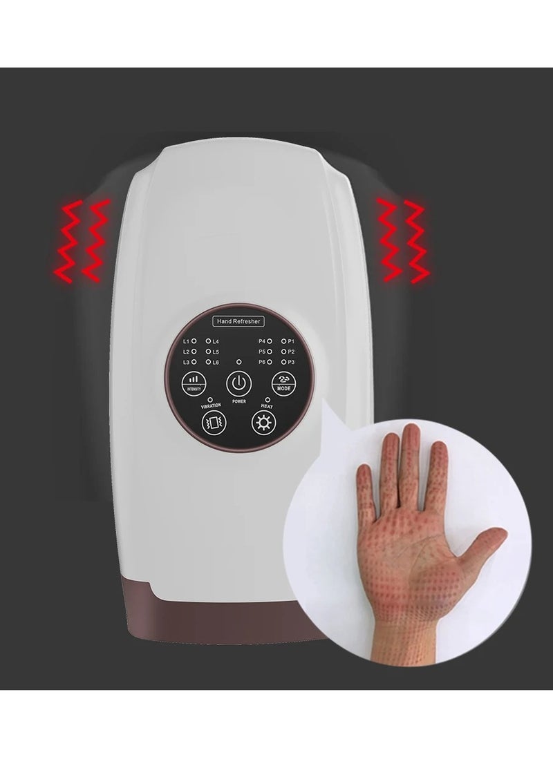 AROAQ Wireless Electric Hand Massager Shiatsu with Heating Air Compression 6 Levels Pressure Point 6 Modes for Hands Arthritis Pain  - Image 2