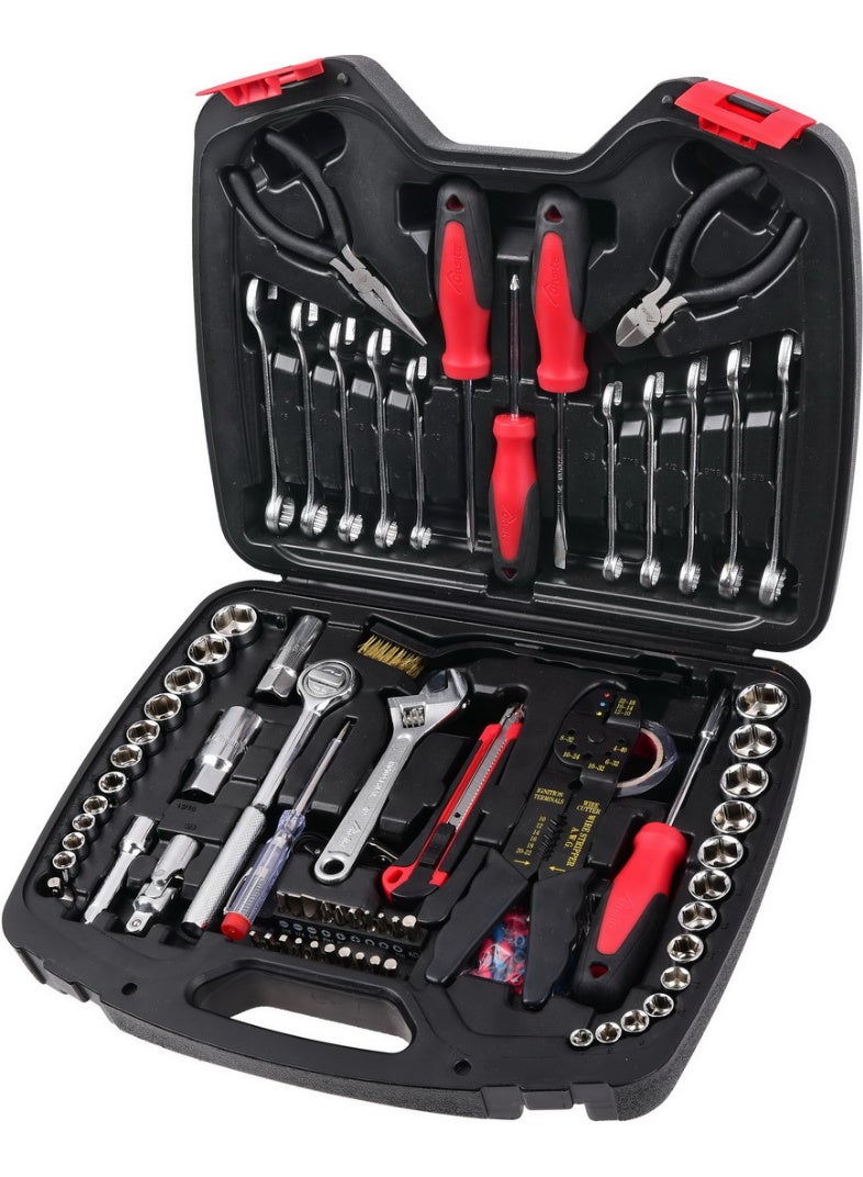 ONSITE 116 Piece Tool Set, Tool Box Kit for Mechanic and Car, General Household Home Tool Kit, Basic Tool Kit for Home Auto Repair, with Storage Case - 780041 - Image 1