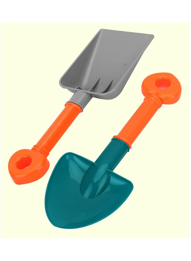 8PCS مجموعة ألعاب شاطئ للأطفال مع أدوات اللعب بالرمال والماء، تشمل مركبات بناء، دلاء، مجارف وحقيبة شبكية. ألعاب شاطئ متينة للصيف كهدية للأولاد والبنات للمتعة في الهواء الطلق. - Image 5