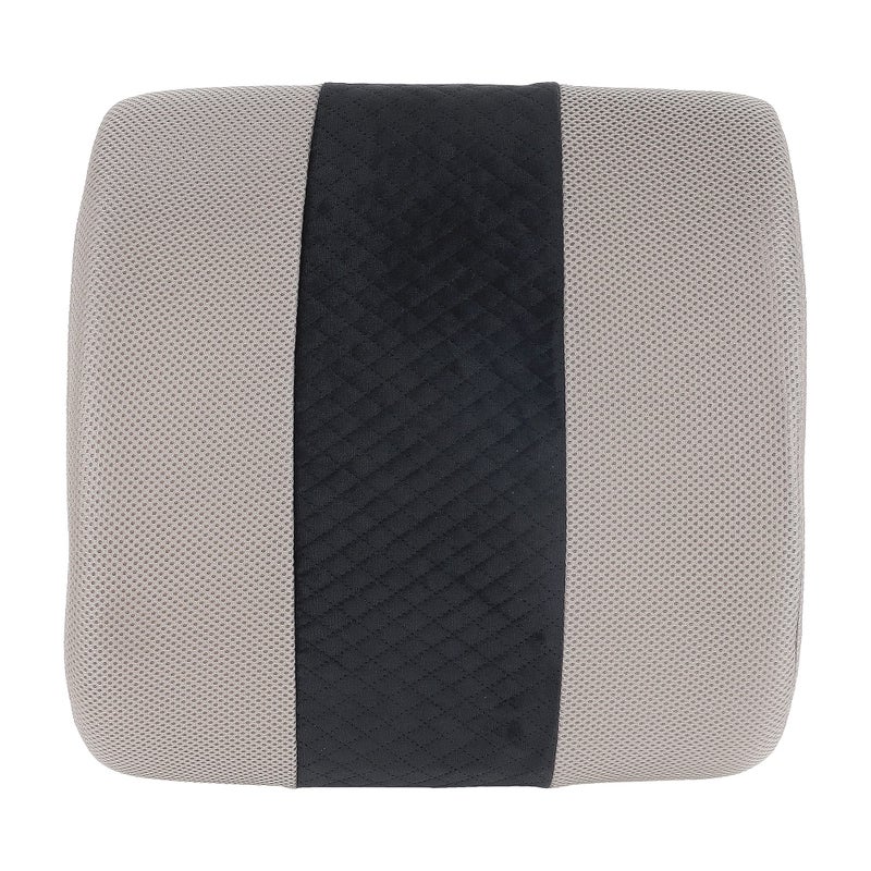 Cushows Memory Foam Lumbar Back Support Pain Relief Pillow for Back Pain, Ideal for Office Chair, Car Seat, Home Chair, Posture Correction, Lower Back Support with Adjustable Belts (15" x 15" inch) - Image 3