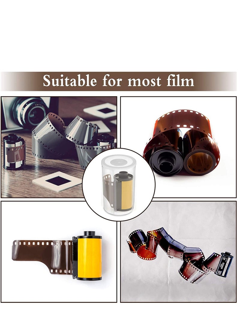 30Pcs Film Canister 35mm Film Cannisters for Science Plastic Film Canister Camera Film Canister with Lids for Scientific Activity Small Accessories Black - Image 5