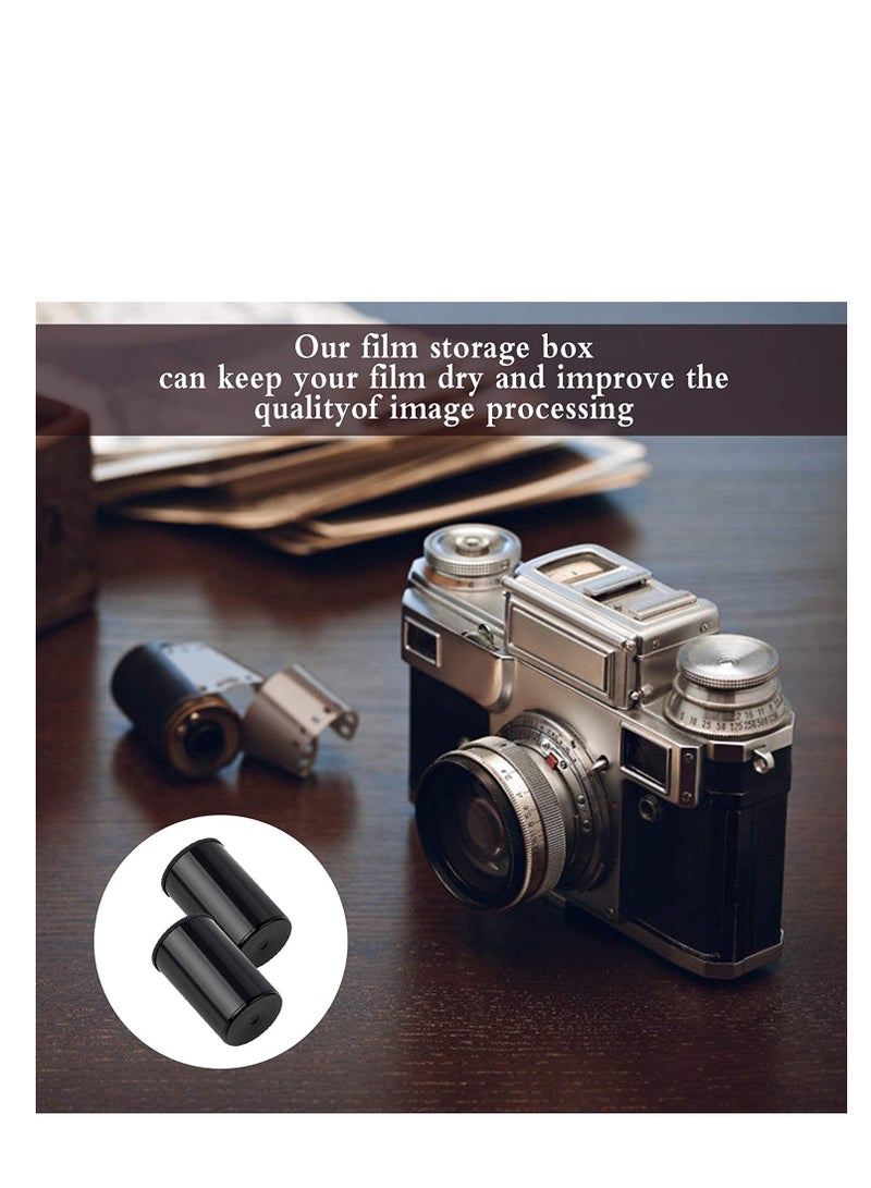 30Pcs Film Canister 35mm Film Cannisters for Science Plastic Film Canister Camera Film Canister with Lids for Scientific Activity Small Accessories Black - Image 4
