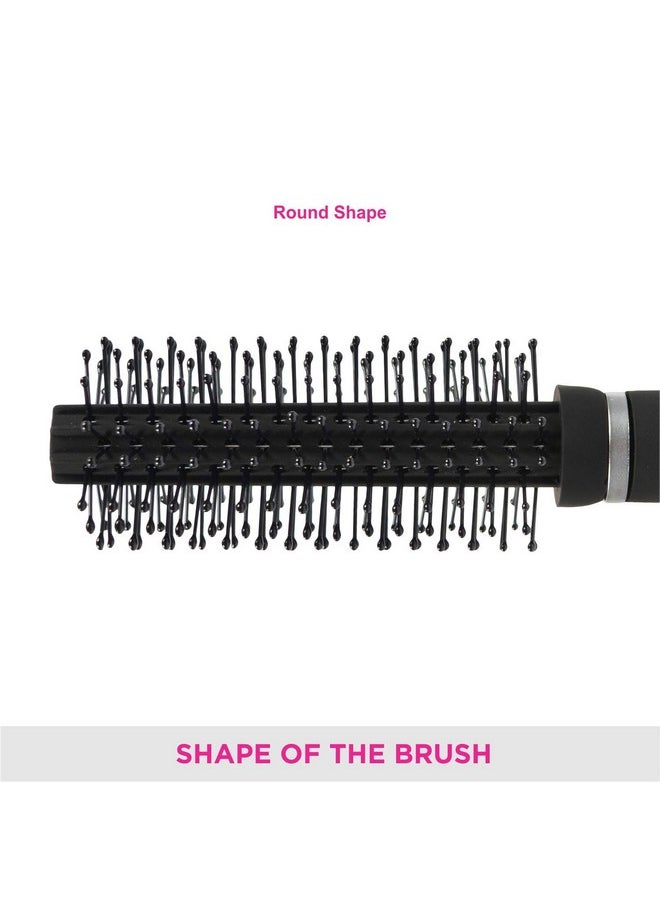 Vega Mini Round Hair Brush (India'S No.1* Hair Brush Brand) For Adding Curls, Volume & Waves In Hairs| Men And Women| All Hair Types (R6-Rb)  - Image 5