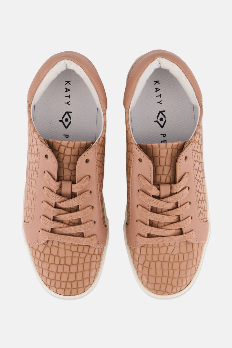 Katy Perry Women Medium The Rizzo Lace Up Shoes, Mauve Pink - Image 4