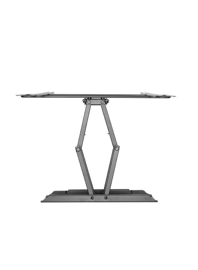 ستارجولد دعامة تثبيت على الحائط للتلفزيون ذات الحركة الكاملة شديدة التحمل مقاس 32 بوصة - 75 بوصة لشاشة تلفزيون LCD منحنية LED باللون الأسود، SG-807 - Image 4