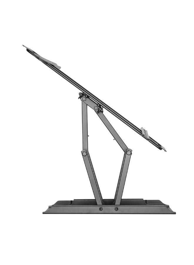 ستارجولد دعامة تثبيت على الحائط للتلفزيون ذات الحركة الكاملة شديدة التحمل مقاس 32 بوصة - 75 بوصة لشاشة تلفزيون LCD منحنية LED باللون الأسود، SG-807 - Image 5