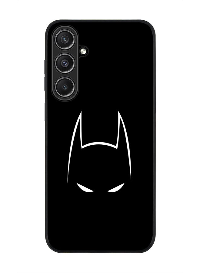 Stylizedd Rugged Black Edge case for Samsung Galaxy S23 FE, Custom Slim fit Flexible Anti Drop Thin Phone Case Cover - Sneaky Bat - Image 1