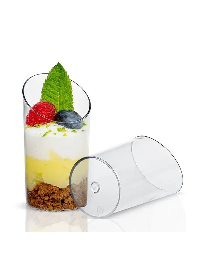 Transparent Polypropylene Shot Glasses 18pcs Ideal For Mousse Pudding Ice Cream - Image 5