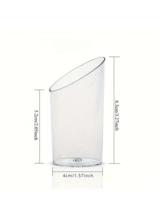 Transparent Polypropylene Shot Glasses 18pcs Ideal For Mousse Pudding Ice Cream - Image 3