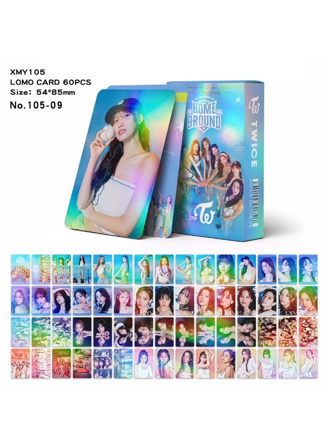 NIBEMINENT 60 Pcs Kpop TWICE Lomo Cards Card For Fans Collection Gifts - Image 1