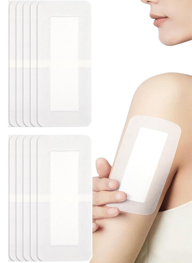 Vihaanta 10PCS Hydrocolloid Dressing, Silicone Foam Dressing Waterproof Bandage, Wound Dressings Adhesive, 10x20cm Sterile Wound Pads for Post-Surgery Care, Chronic Wound Maintenance, Pressure Sore Prevention - Image 1