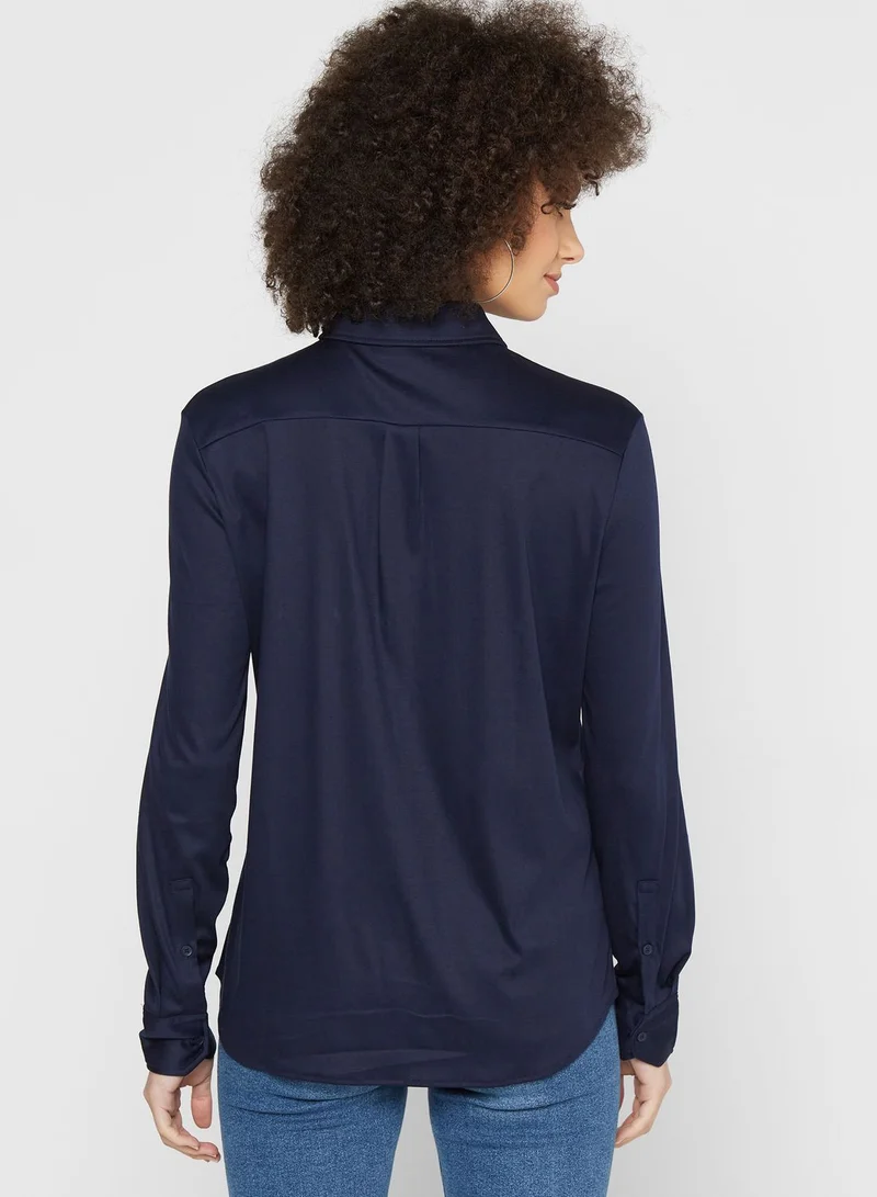 LACOSTE Logo Patch Shirt