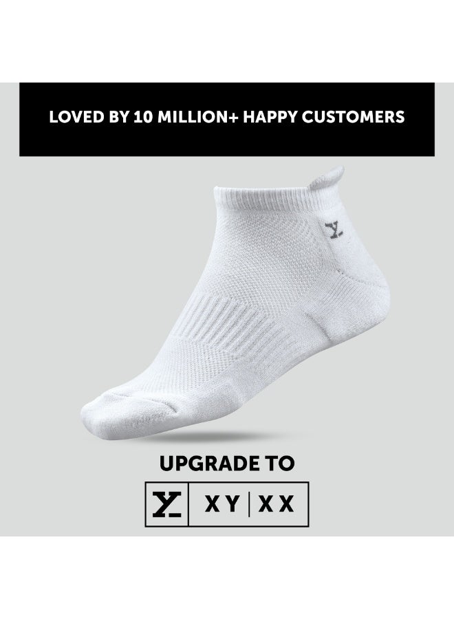 XYXX Mens Cotton socks Everyday Ankle-Length Crew Socks, Mid-Calf, Dress Socks - Image 4