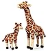 Ice King Bear Mom and Baby Stuffed Animals Set Zoo Wild Animals Giraffe - Image 4