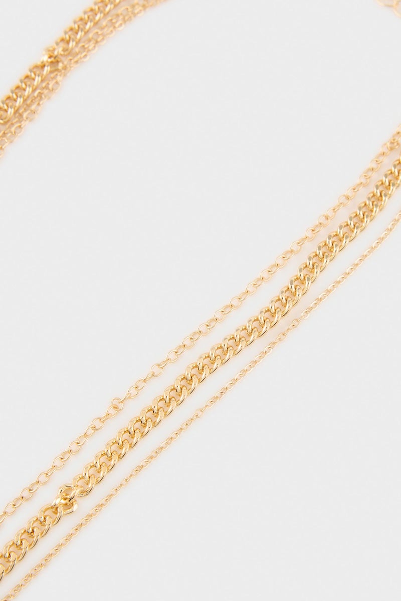 DeFacto Gold Woman Woman 3 Piece Necklace Set Casual - Image 5