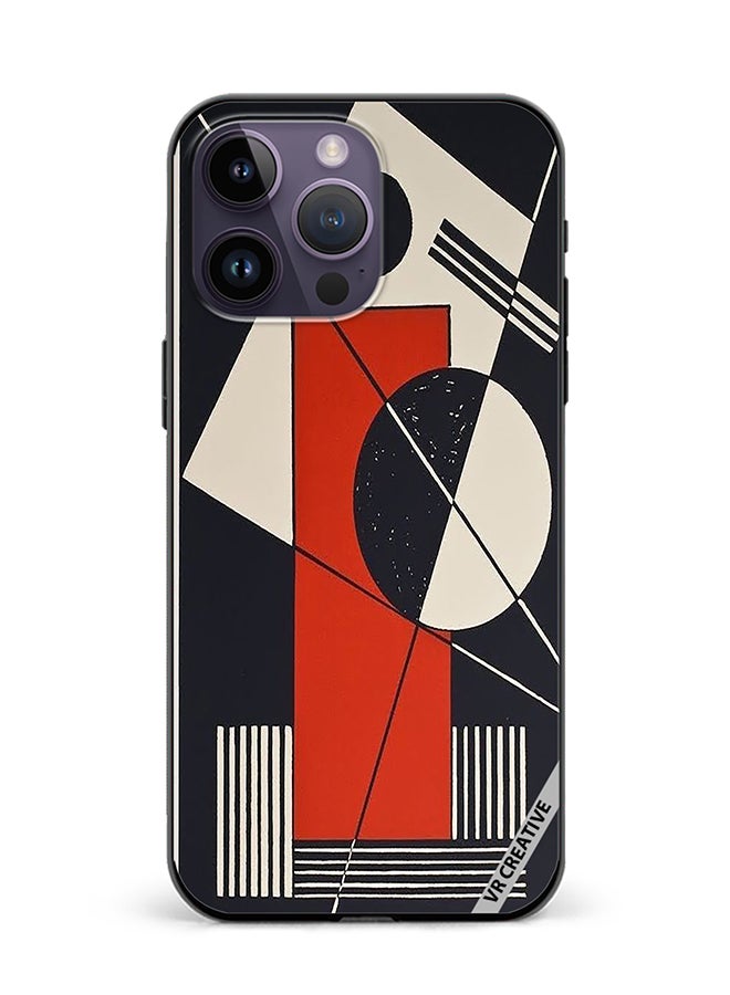 Protective Case Cover For Apple iPhone 16 Pro Max Abstract Design Multicolour