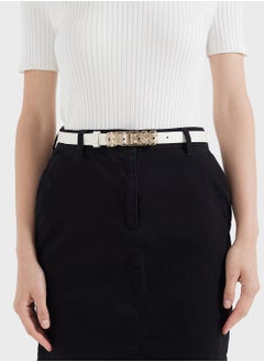 GUESS Logo Detailed Allocated Hole  Belt  - Image 3
