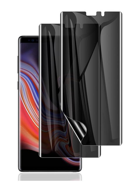 2 Pack for Galaxy Note 9 Privacy Screen Protector, Anti-Spy Full Adhesive Coverage Flexibel Film Screen Protector for Samsung Galaxy Note 9 [Support in-Screen Unlock] Easy Installation Frame