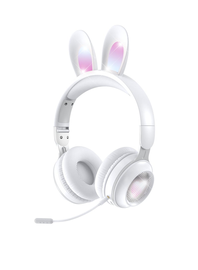 GULFLINK Bluetooth Wireless Headphones For Kids Teens Adults White - Image 1