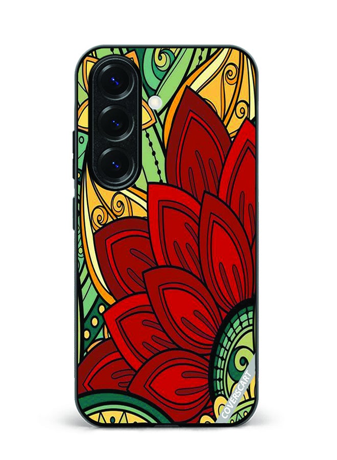 COVERSCART Protective Case Cover For Samsung Galaxy S24 Floral Design Multicolour