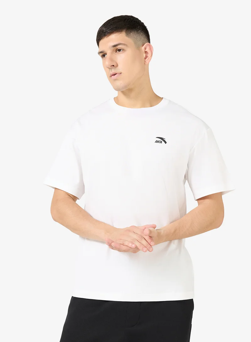 ANTA Men’s Cotton Casual T-Shirt | Classic Everyday Tee/Pure Cotton Comfort · Loose Fit · Effortless Style