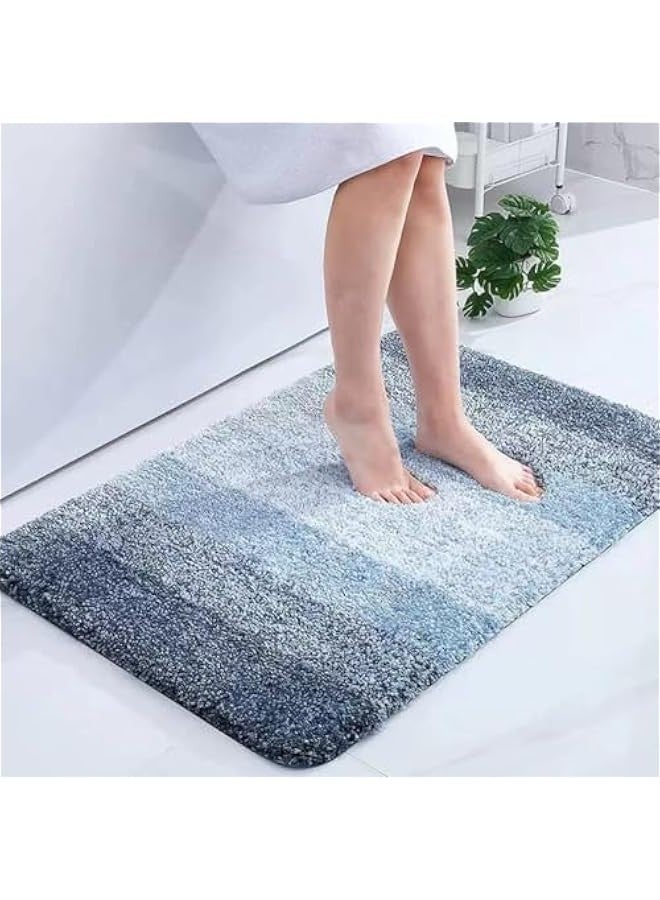 TRASSLE Luxury Bathroom Rug Mat, Extra Soft and Absorbent Microfiber Bath Rugs, Non-Slip Plush Shaggy Bath Carpet,Tub and Shower, Bath Mats for Bathroom Floor, Machine Wash Dry - Image 1