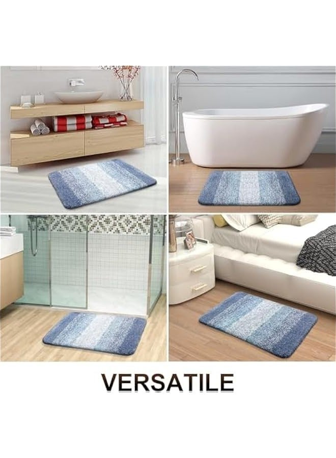 TRASSLE Luxury Bathroom Rug Mat, Extra Soft and Absorbent Microfiber Bath Rugs, Non-Slip Plush Shaggy Bath Carpet,Tub and Shower, Bath Mats for Bathroom Floor, Machine Wash Dry - Image 3