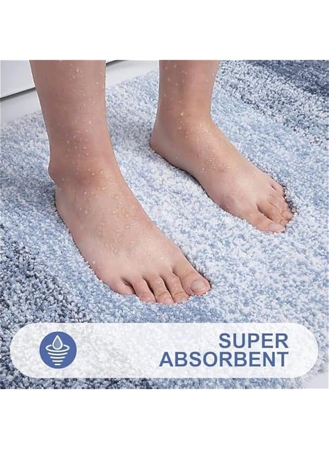 TRASSLE Luxury Bathroom Rug Mat, Extra Soft and Absorbent Microfiber Bath Rugs, Non-Slip Plush Shaggy Bath Carpet,Tub and Shower, Bath Mats for Bathroom Floor, Machine Wash Dry - Image 5