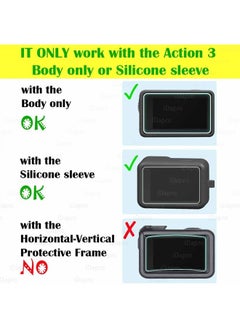 Screen Protector for DJI Osmo Action 3 LCD + Small Screen + Lens Protector [2+2+2 Pack] Tempered Glass Scratch resistance Easy Installation - pzsku/Z07B91F68B1B13286F506Z/45/_/1692402629/3f656ff0-4e9a-41d8-b805-5f10ebde8100