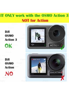 Screen Protector for DJI Osmo Action 3 LCD + Small Screen + Lens Protector [2+2+2 Pack] Tempered Glass Scratch resistance Easy Installation - pzsku/Z07B91F68B1B13286F506Z/45/_/1692402631/5e2ae6ff-aaf9-440f-872a-c5a11534919d