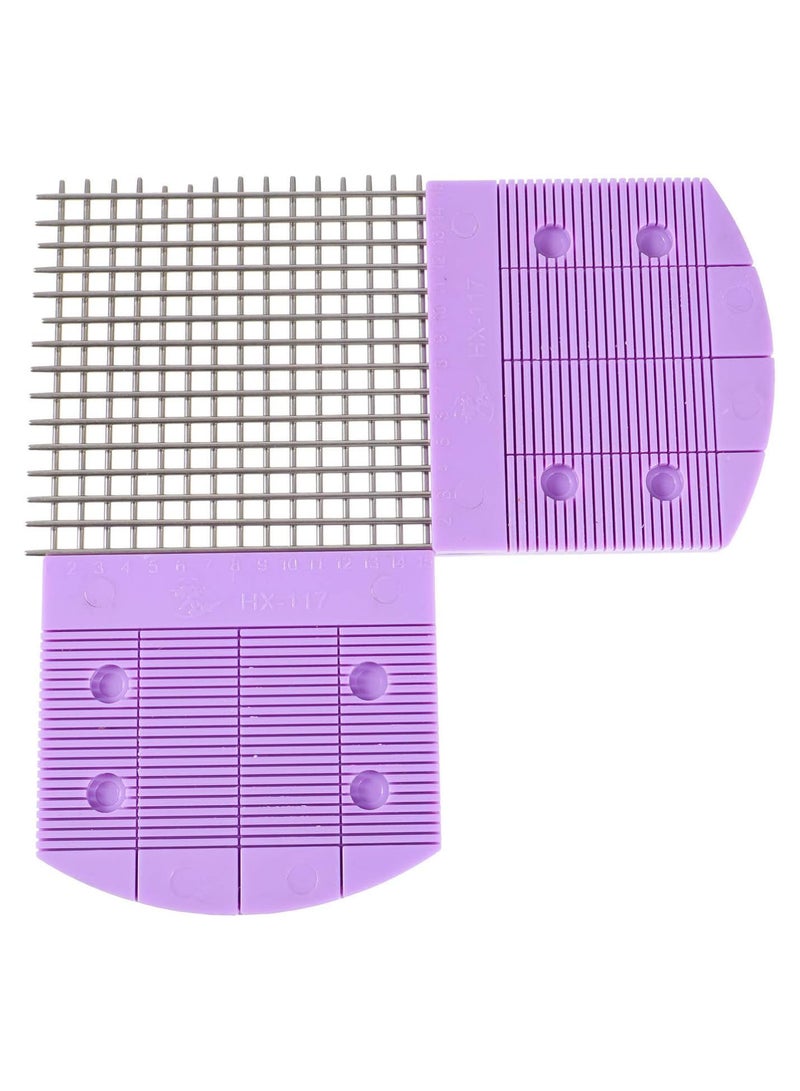 GGOOT 2pcs Quilling Paper Combs Art Crimper Quilling Comb Stainless Steel Paper Combs Tools DIY Paper Quilling Supply - Image 1