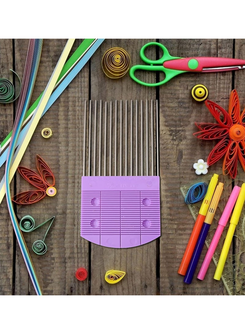 GGOOT 2pcs Quilling Paper Combs Art Crimper Quilling Comb Stainless Steel Paper Combs Tools DIY Paper Quilling Supply - Image 4