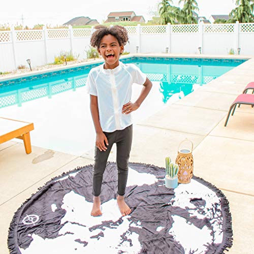 SwimZip Swim Leggings - UPF 50+ Swim Pants - Baby, Toddler, Little and Big Kids Black - Image 3