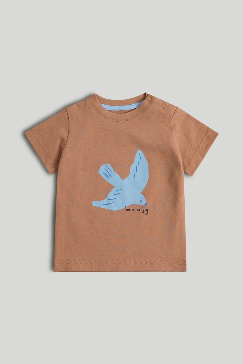 mothercare Denim Shirt and T-Shirt Set - Image 2